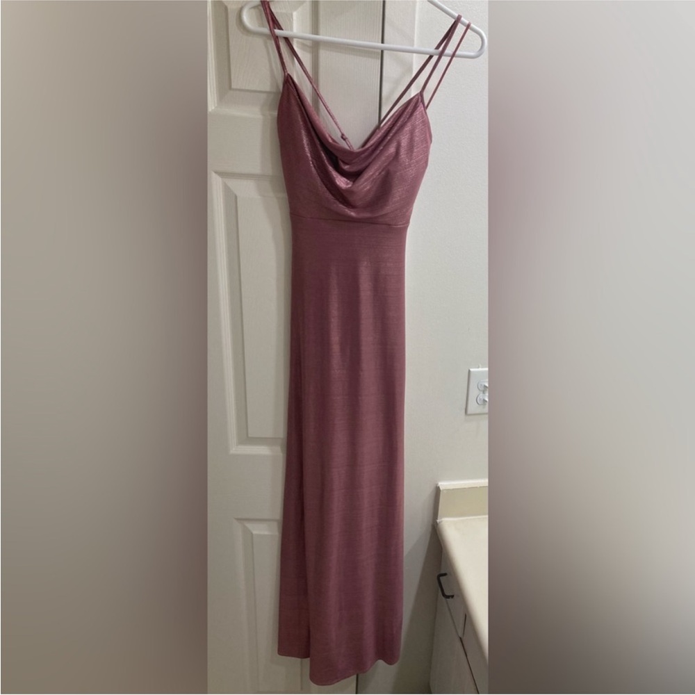 Morgan & Co. Dusty Rose Evening Gown